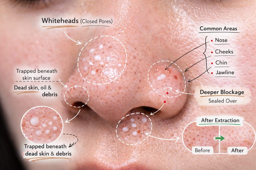 Blackheads vs. Whiteheads: What’s the Real Difference—And How Do You Get Rid of Them?