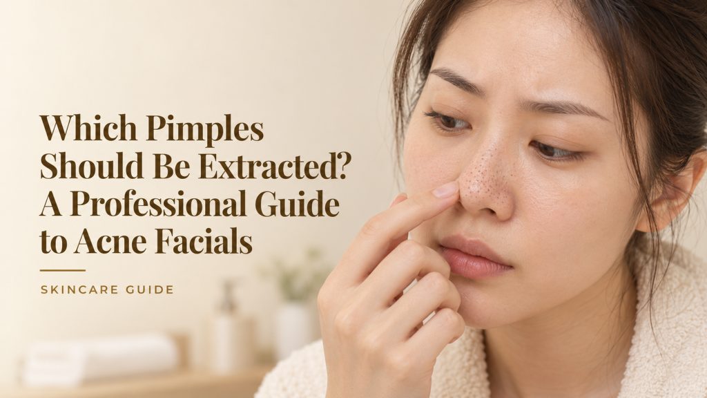 Which Pimples Should Be Extracted? A Professional Guide to Acne Facials