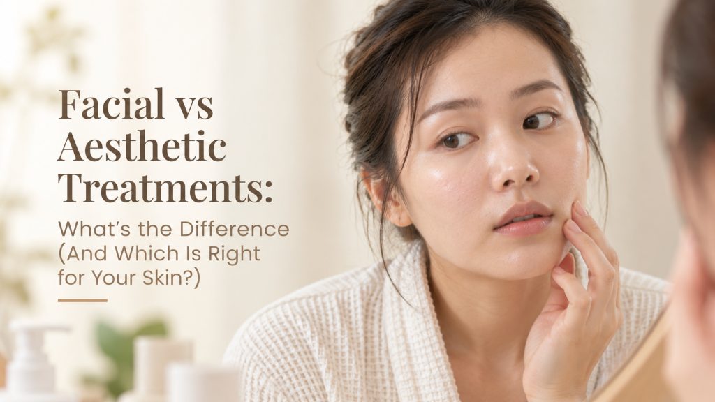 Facial vs Aesthetic Treatments: What’s the Difference (And Which Is Right for Your Skin?)