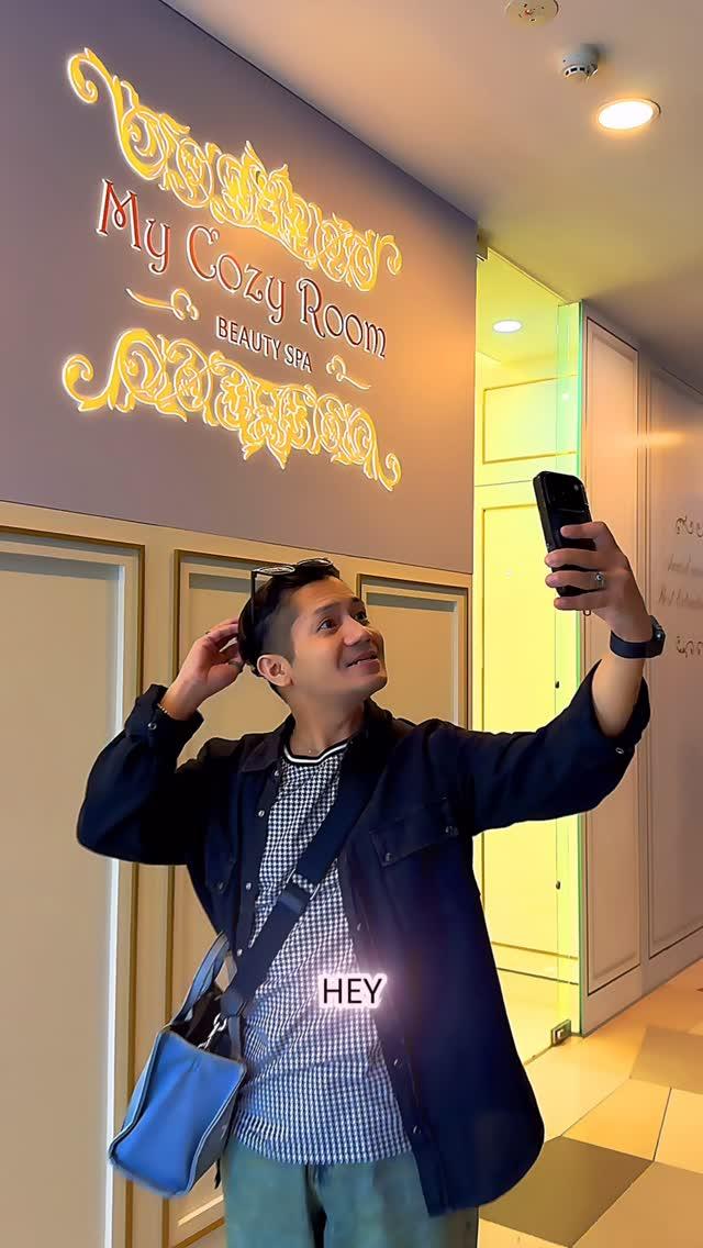 Instagram reel by Aidil Arsad on his men's facial session